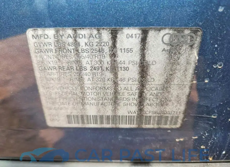 WA1JCCFS6JR003711# 14