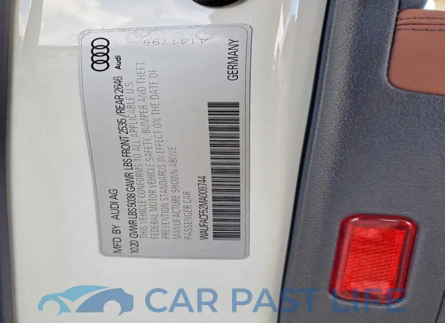 WAUFACF52MA009744# 12