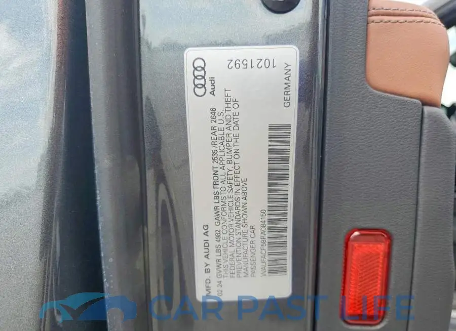 WAUFACF58RA084150# 13