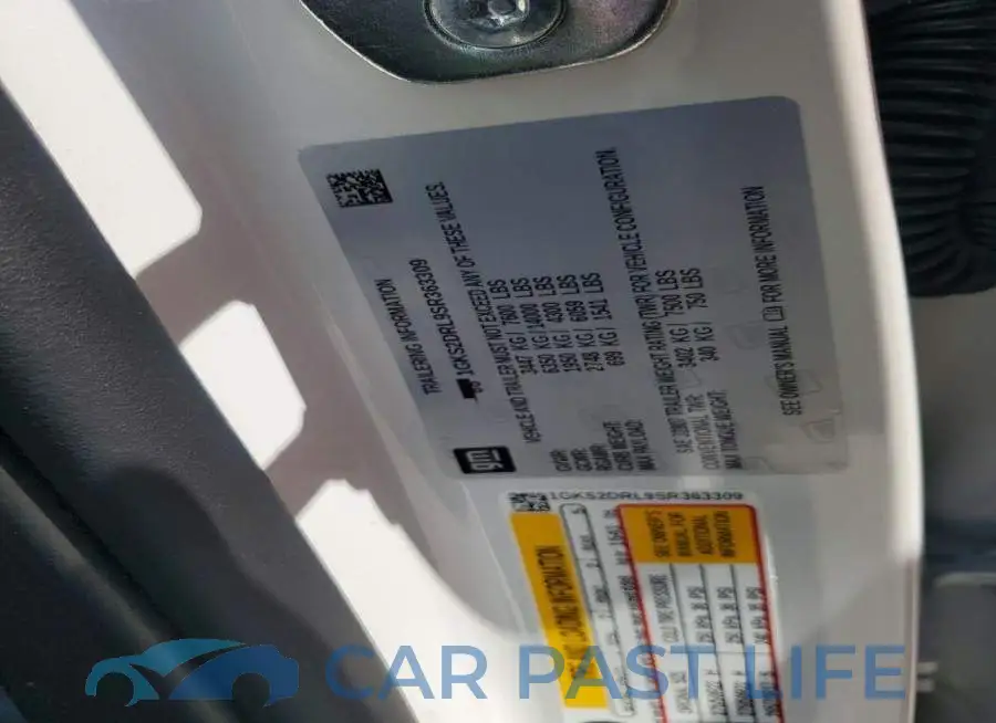 1GKS2DRL9SR363309# 13