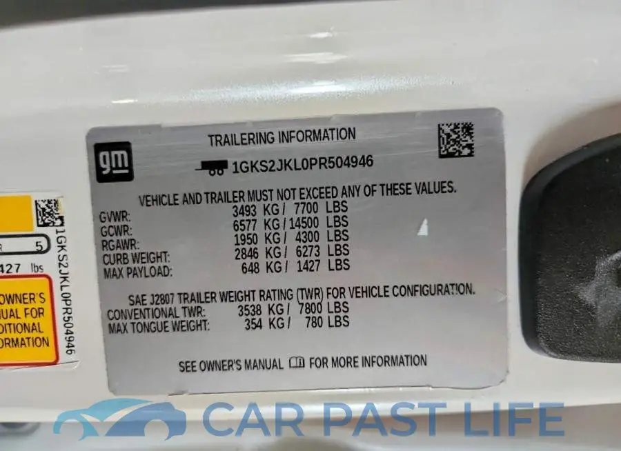 1GKS2JKL0PR504946# 13