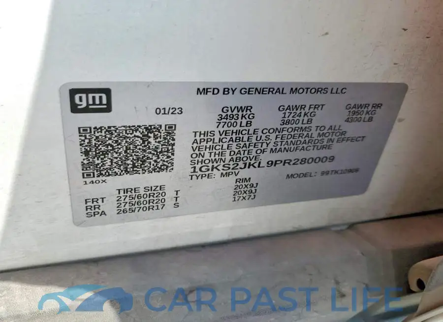 1GKS2JKL9PR280009# 13