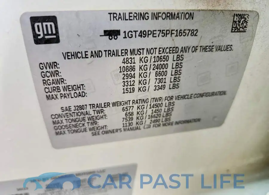 1GT49PE75PF165782# 13