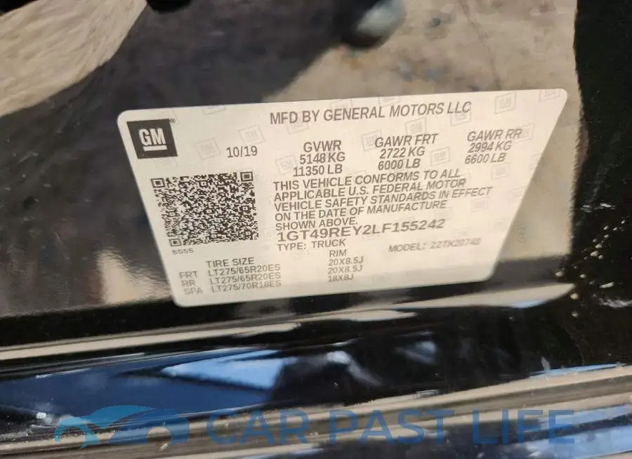 1GT49REY2LF155242# 12