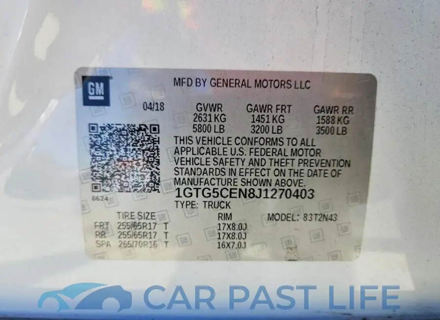 1GTG5CEN8J1270403# 12