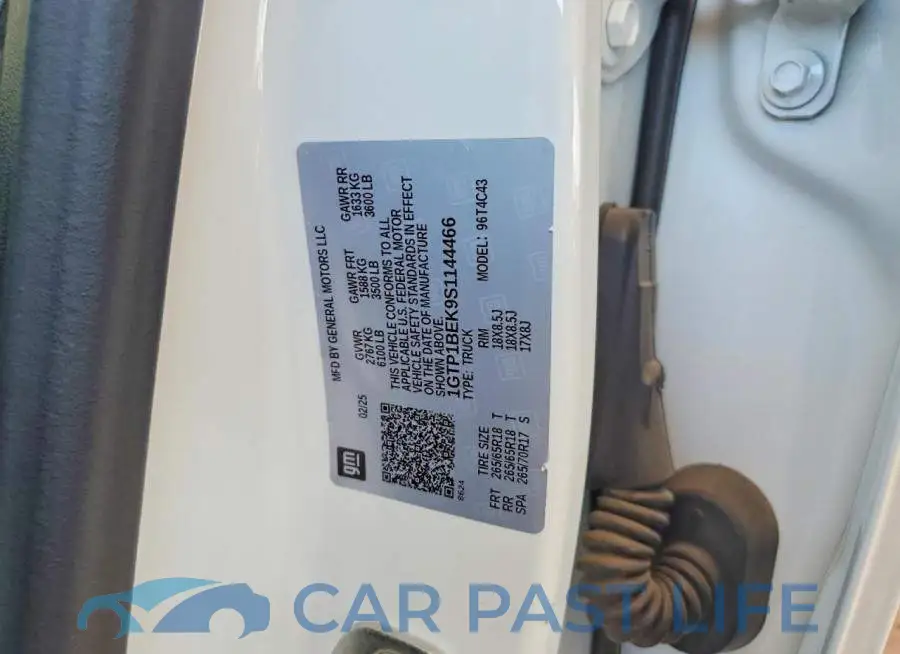 1GTP1BEK9S1144466# 12