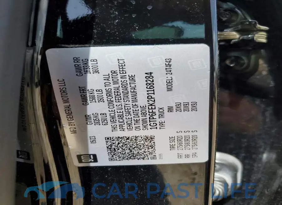 1GTP6FEK2P1168284# 12