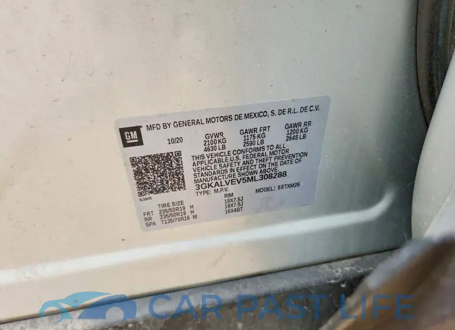 3GKALVEV5ML308288# 12