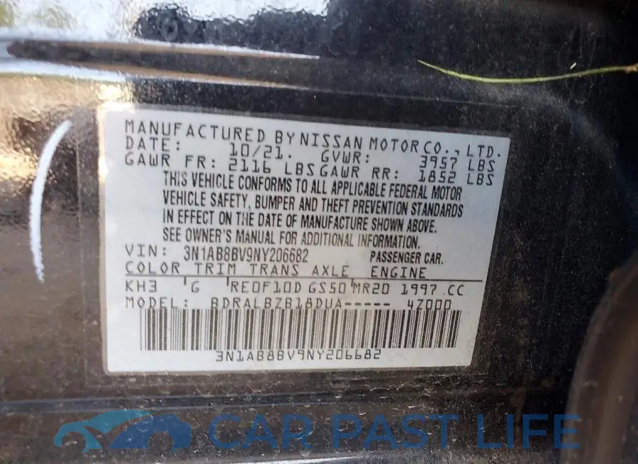 3N1AB8BV9NY206682# 12