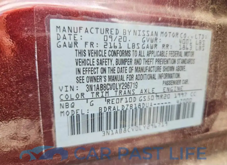 3N1AB8CV0LY296719# 13
