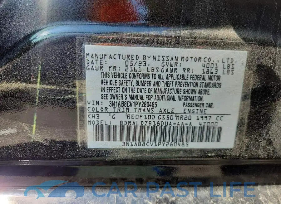 3N1AB8CV1PY280485# 12