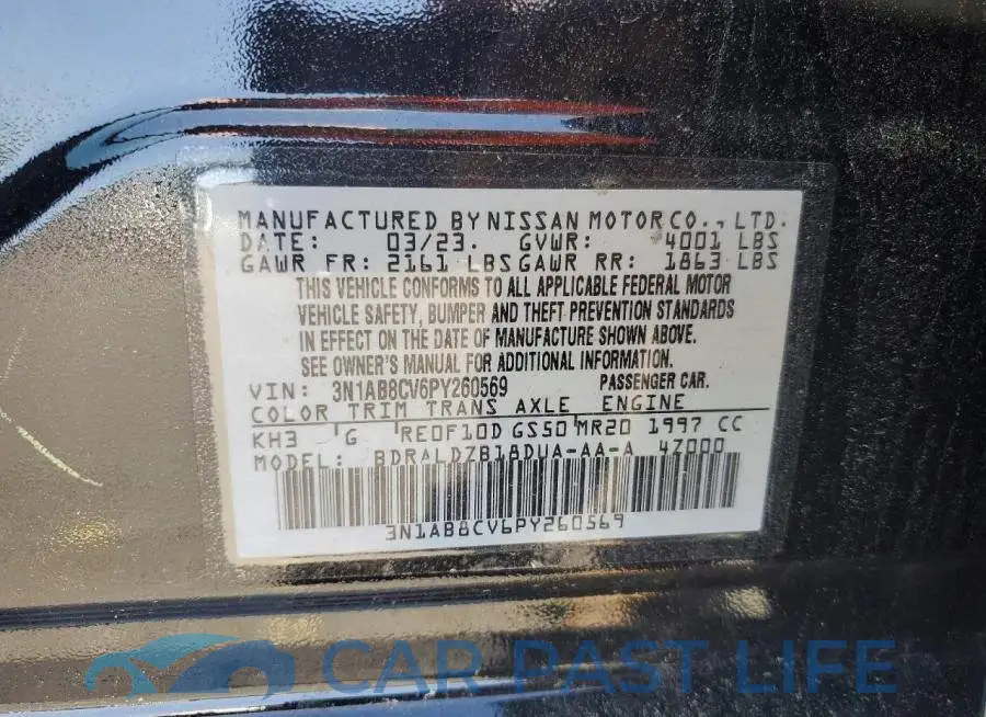3N1AB8CV6PY260569# 12