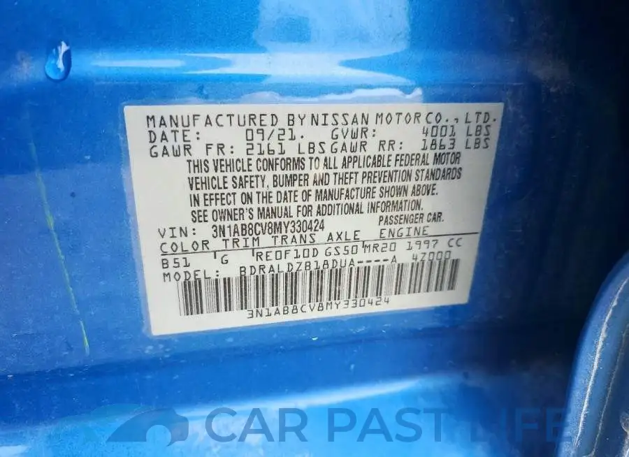 3N1AB8CV8MY330424# 12