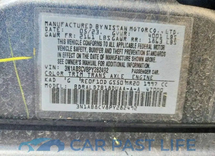 3N1AB8CV8PY282492# 13