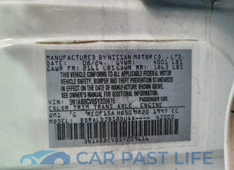 3N1AB8CV8SY209616# 13