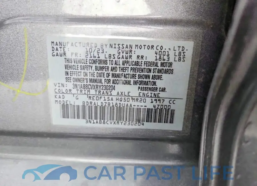 3N1AB8CVXRY230204# 12