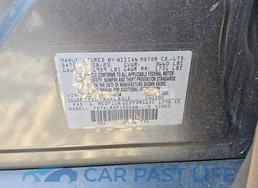 3N1CP5BV4PL564054# 13