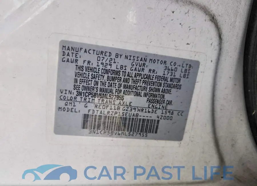 3N1CP5BV6ML527955# 13