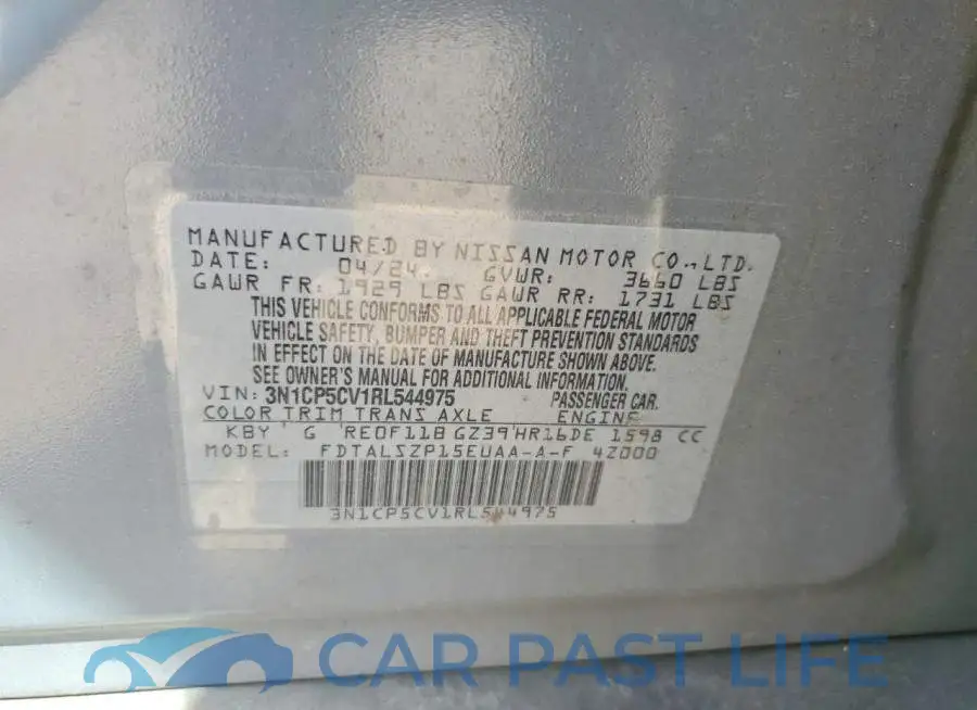 3N1CP5CV1RL544975# 13