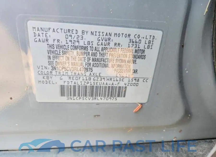 3N1CP5CV3RL470975# 13
