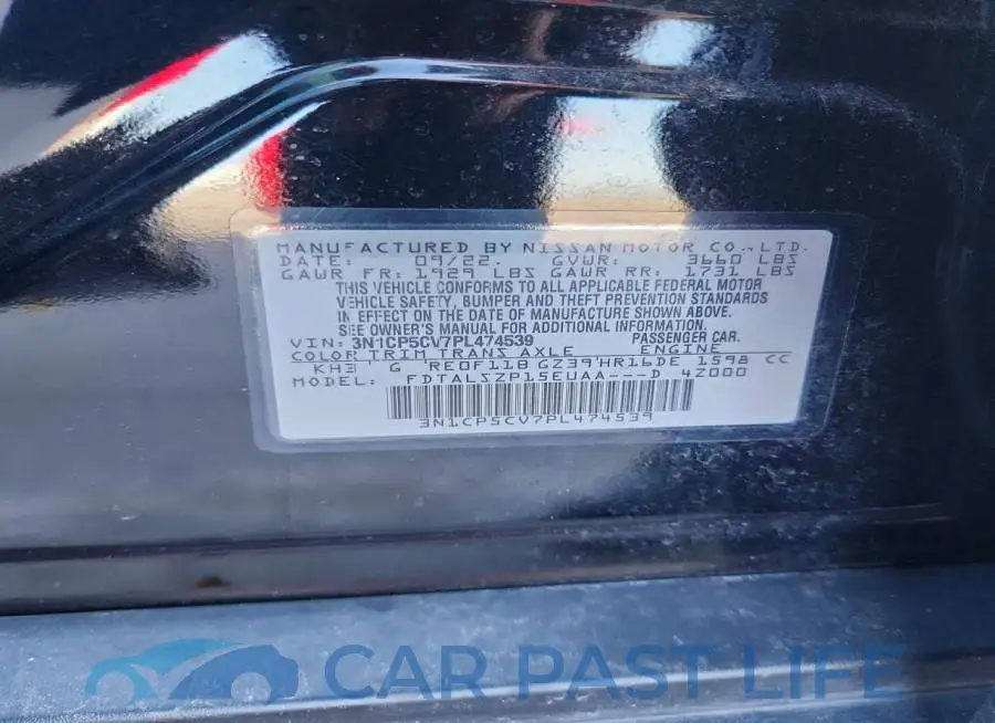 3N1CP5CV7PL474539# 14