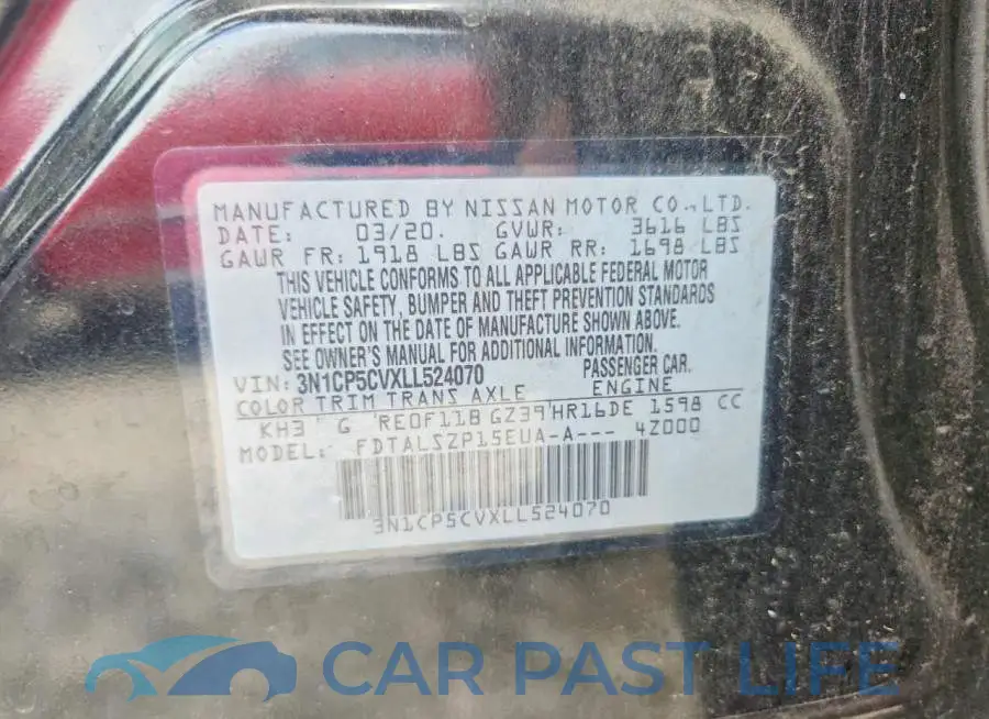 3N1CP5CVXLL524070# 13