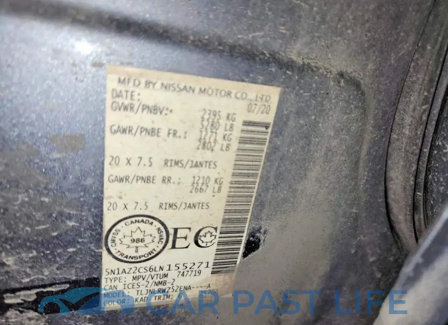 5N1AZ2CS6LN155271# 13