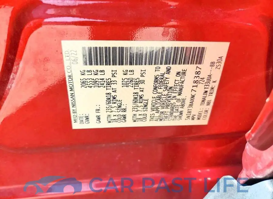 5N1BT3BAXNC718387# 12
