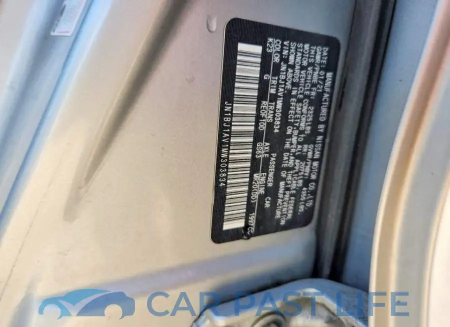 JN1BJ1AV1MW303834# 13
