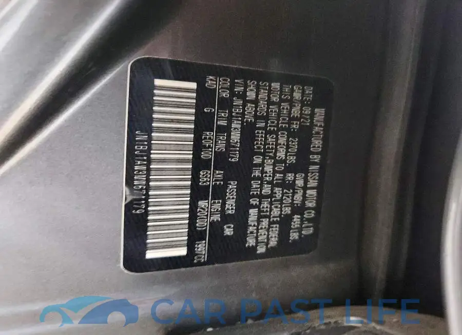 JN1BJ1AW3MW671179# 13
