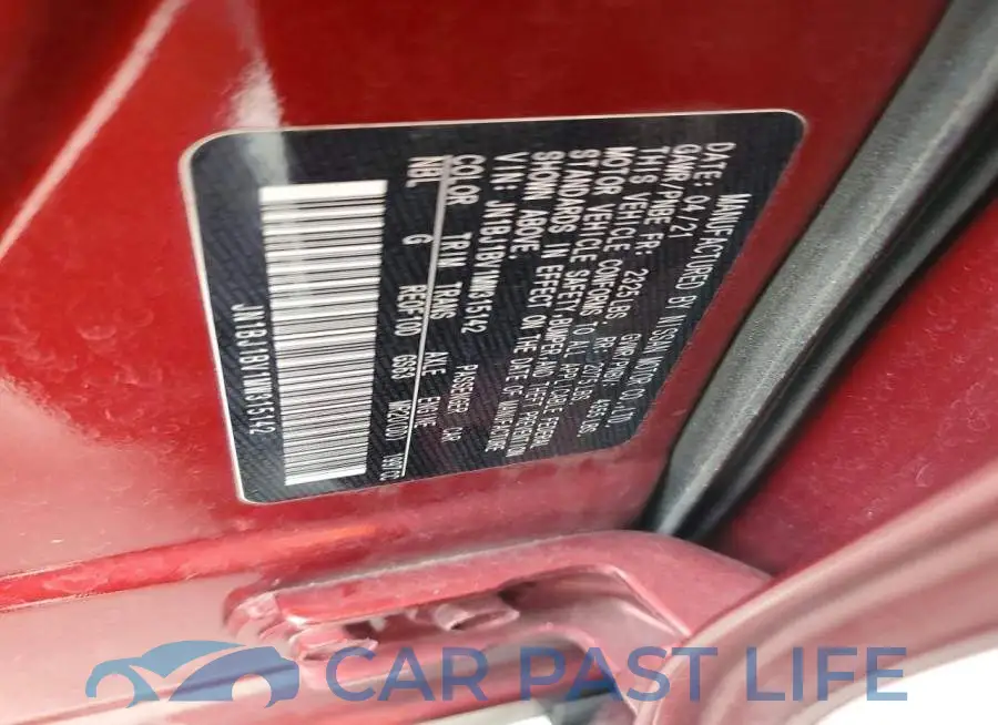 JN1BJ1BV1MW315142# 13