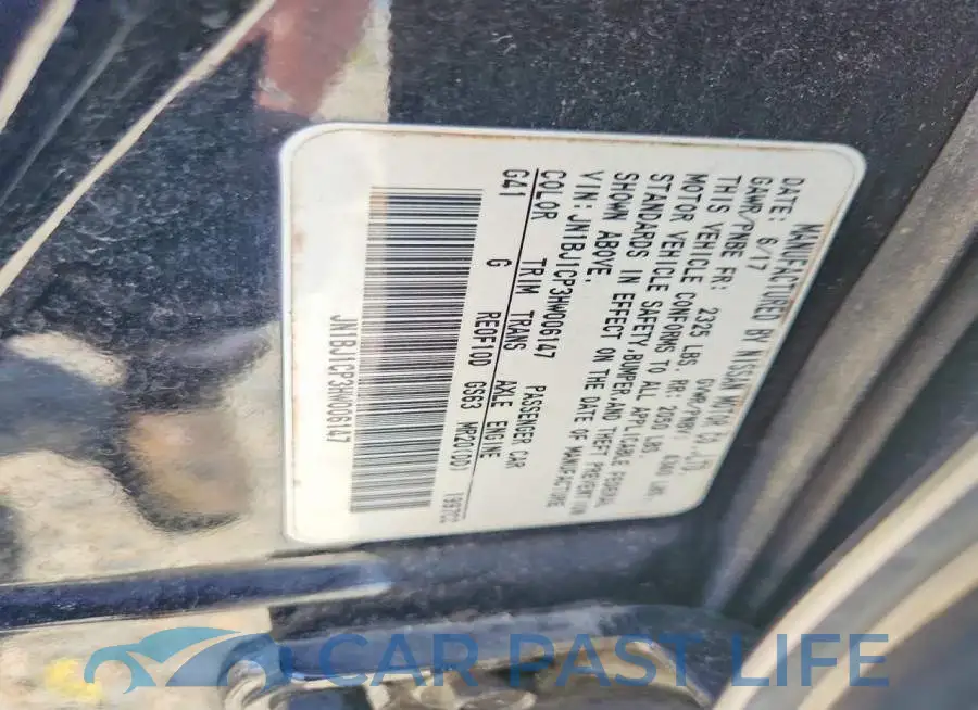 JN1BJ1CP3HW006147# 14