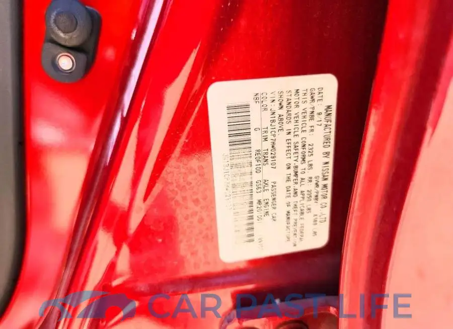 JN1BJ1CP7HW029107# 12