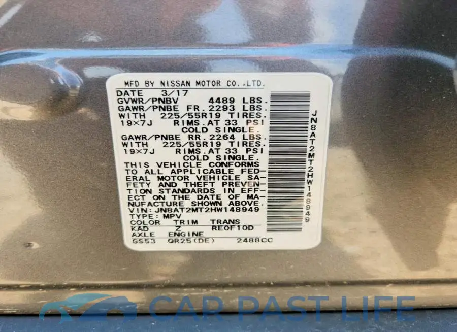 JN8AT2MT2HW148949# 13