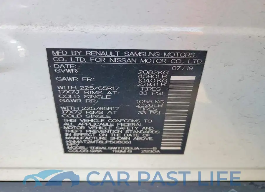 KNMAT2MT6LP508061# 13