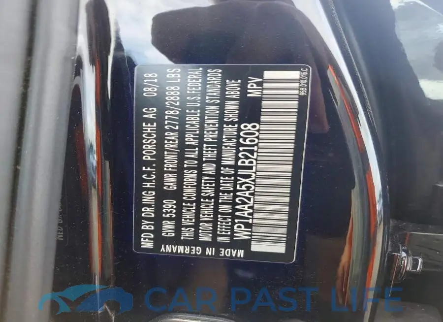 WP1AA2A5XJLB21608# 13