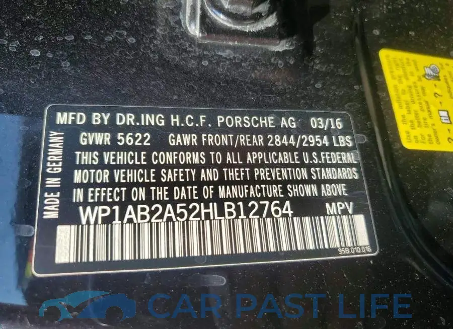 WP1AB2A52HLB12764# 13