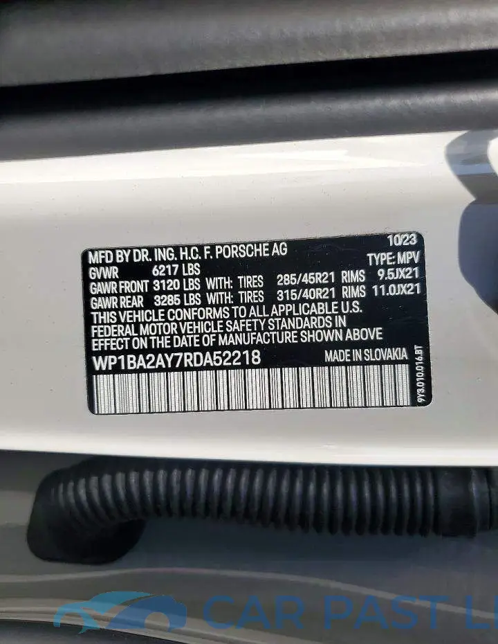 WP1BA2AY7RDA52218# 13