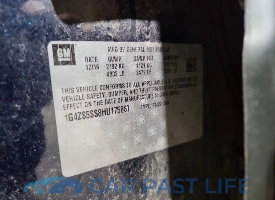 1G4ZS5SS8HU175867# 12
