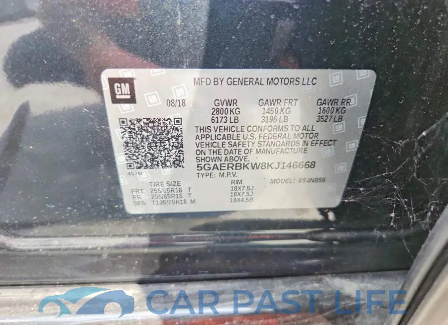 5GAERBKW8KJ146668# 13