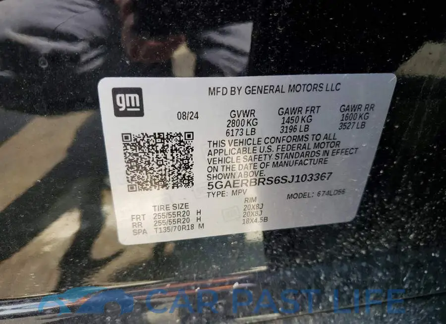 5GAERBRS6SJ103367# 14