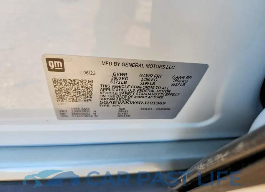 5GAEVAKW6RJ101969# 13
