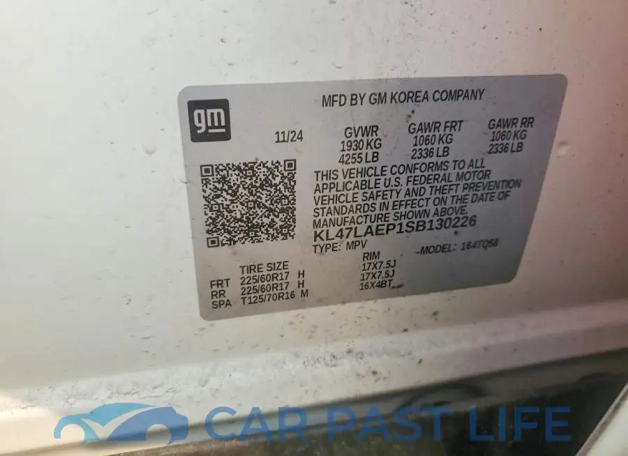 KL47LAEP1SB130226# 12