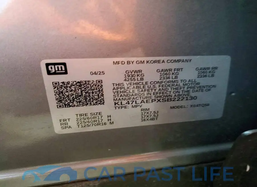 KL47LAEPXSB222130# 13