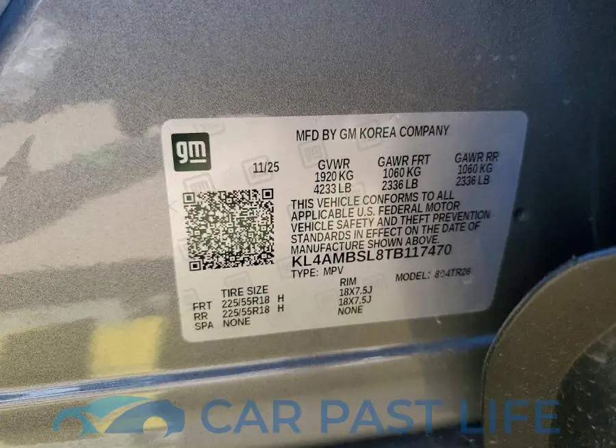 KL4AMBSL8TB117470# 13