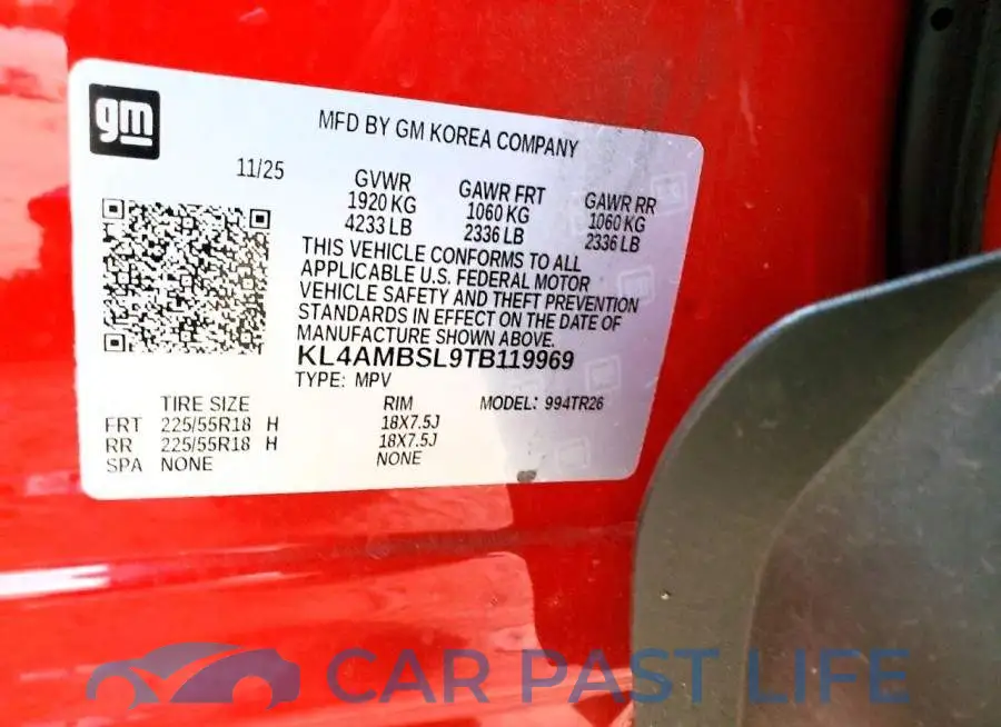 KL4AMBSL9TB119969# 12