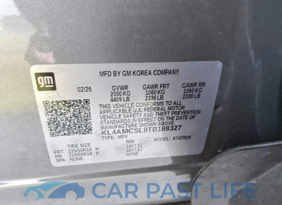 KL4AMCSL9TB188327# 13
