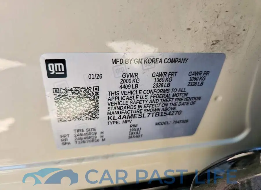 KL4AMESL7TB154270# 12