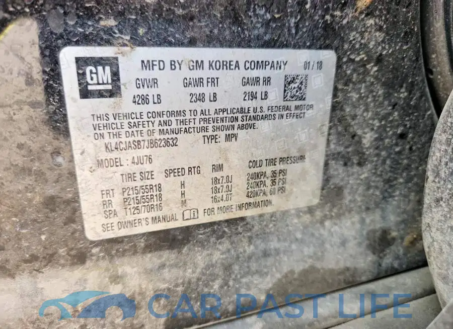 KL4CJASB7JB623632# 12