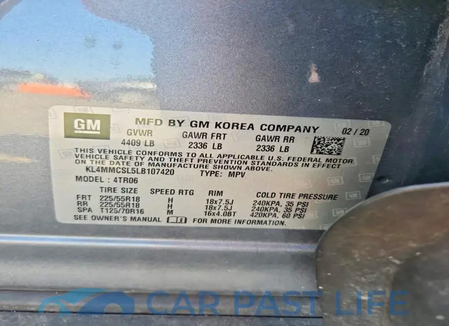 KL4MMCSL5LB107420# 13